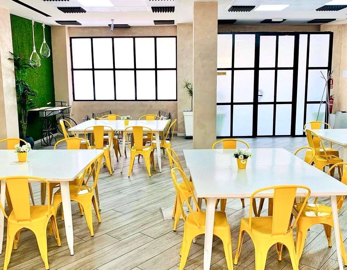 La sala montada